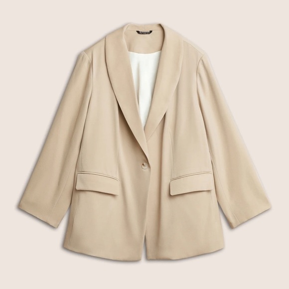 BloomChic Plus Size 2XL Suit Collar Flap Detail Blazer us 18-20 - Picture 7 of 8